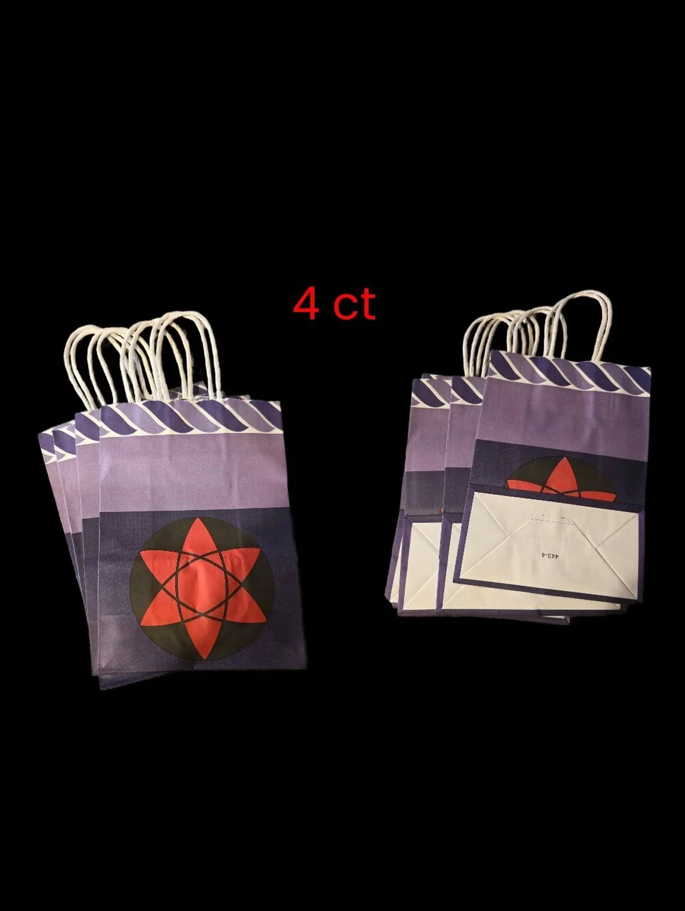 Naruto Designed Swag/Goody Bags 12 ct